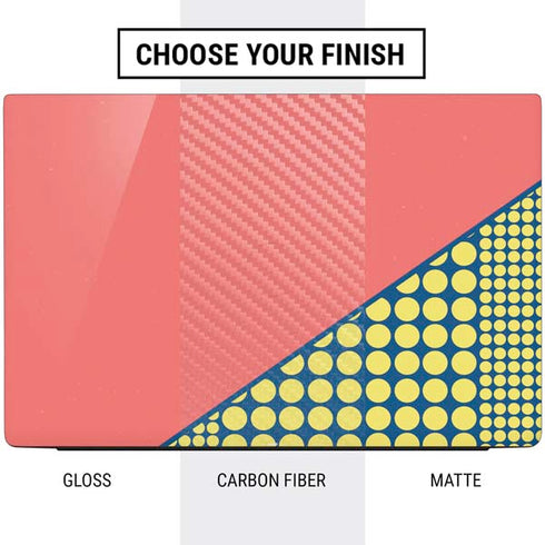 Coral Diagonal Split Dell Vostro Skin